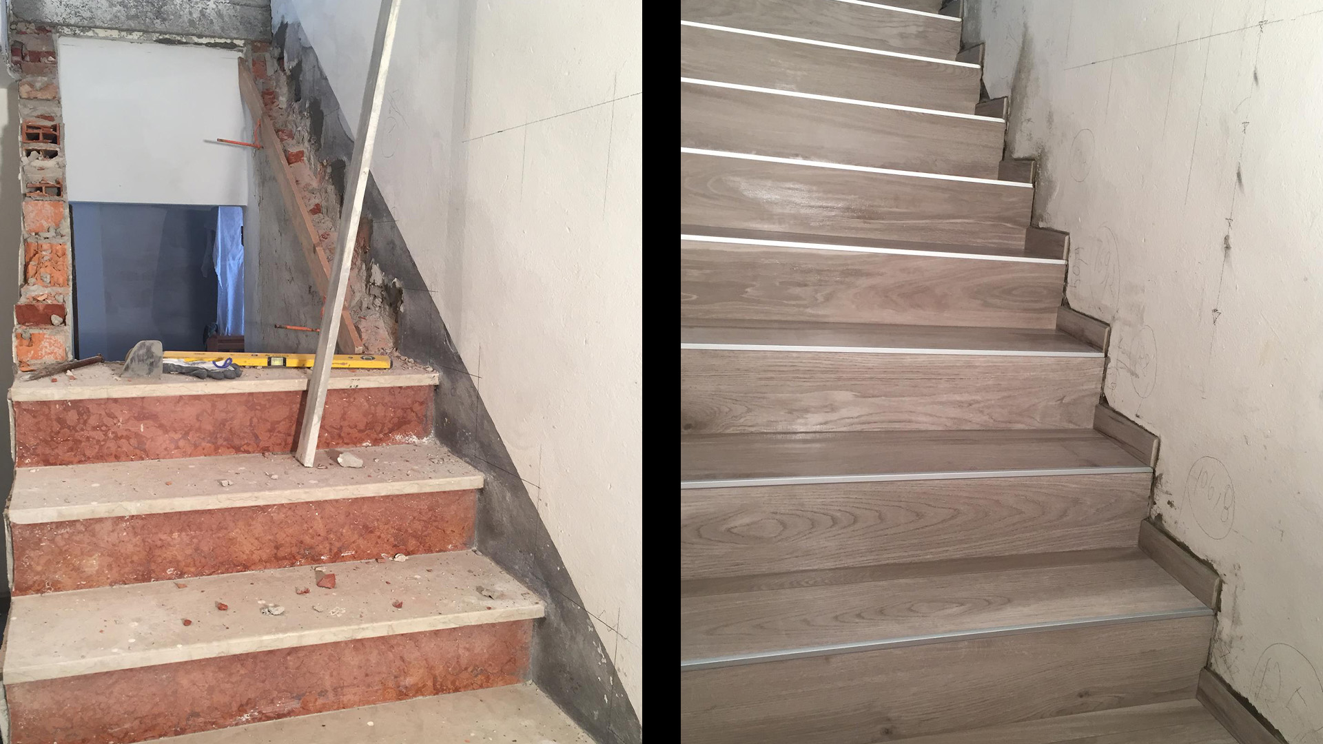 scale prima e dopo